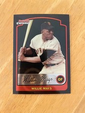 2003 Bowman Chrome Baseball #351 WILLIE MAYS San Francisco Giants #351 HOF Nice!