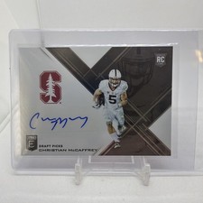 2017 Panini Elite Draft Picks Draft Picks Christian McCaffrey #118 Auto