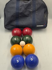 Sportcraft Bocce Ball Set with Carry Case And Rule Book And Pallino Ball