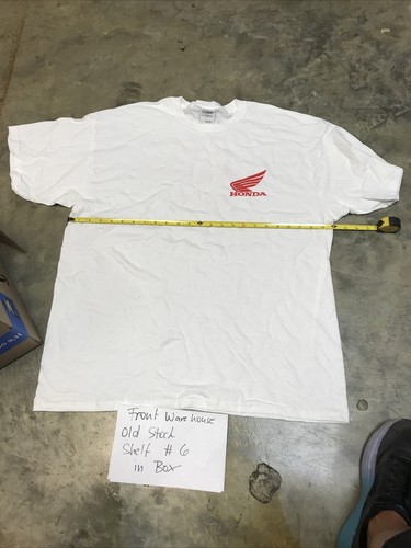 GILDAN Honda “I Wanna Ride” Short Sleeve Shirt Men's XL NEW BUT MINOR STAINS - Picture 4 of 15