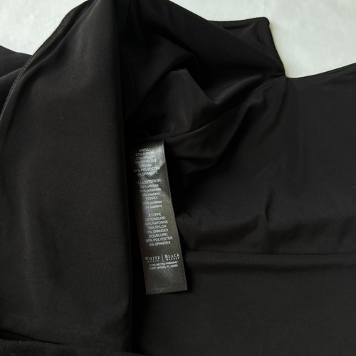 Top con cremallera trasera sin mangas negro White House Black Market talla 0 nuevo con etiquetas - Imagen 15 de 16