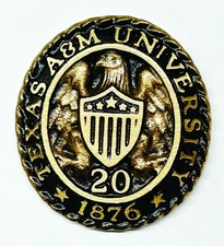 TEXAS A&M RINGCREST PAPERWEIGHT CLASS OF 20 ** OVERSTOCK SALE
