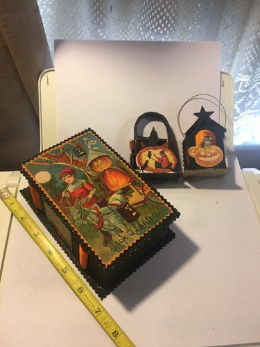 3 cajas de tazas de dulces Casey Mack para Bethany Lowe Hallowween o vela parpadeante - Imagen 7 de 7
