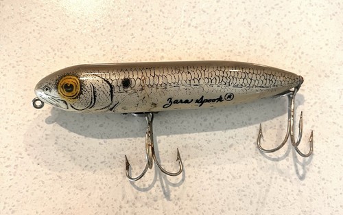 VINTAGE HEDDON ZARA SPOOK SWAY BACK NATURAL COLOR FISHING LURE - Picture 2 of 10