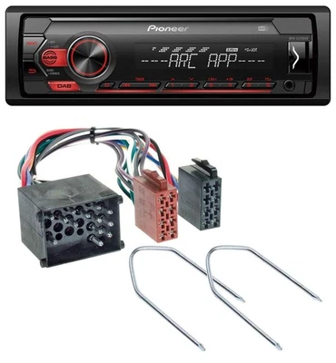 Pioneer DAB 1DIN MP3 AUX USB Autoradio für BMW 3er E30 E36 87-00 5er E34 88-96 - Bild 1 von 4