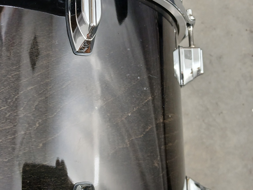 TAMA SUPERSTAR CLASSIC 12" TRANSPARENT BLACK BURST TOM DRUM - Picture 4 of 7