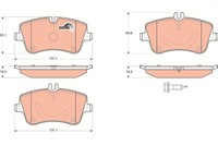 TRW Bremsbelagsatz Scheibenbremse Cotec GDB1514 FüR CLS Mercedes SL C215 CLK SLK