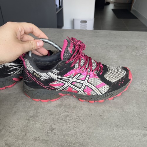 Asics UK 6 Gel-Trail Lahar 5 GTX Gore-Tex T3K8N Pink Grau UK6 - Bild 4 von 9