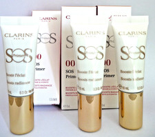 Image of CLARINS SOS Primer UNIVERSAL LIGHT 30ml Total in 3x10ml Tubes New + Boxed