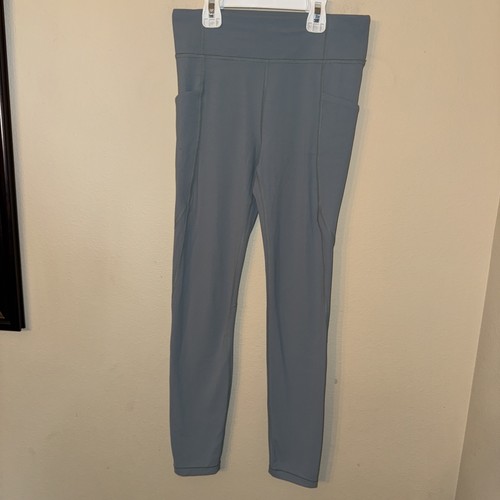 Athleta Girl XL 14 High Rise Stash Your Treasures Leggings Mint Green Cheer Run