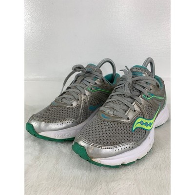 Saucony Cohesion 11 Women s Size 6.5 Gray Teal Running Shoes S10420-11