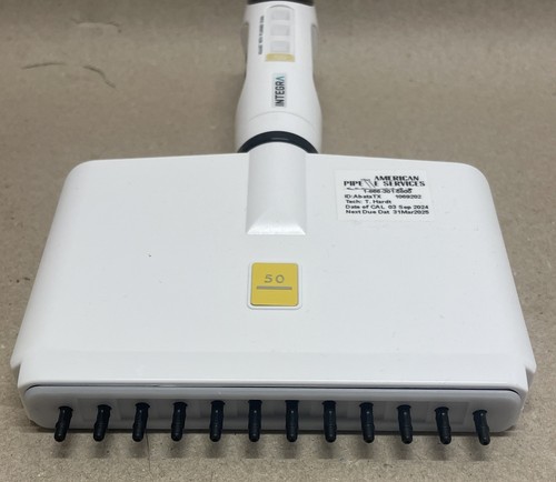 INTEGRA EVOLVE 3034 12 Kanal gut ausbalancierte manuelle Pipette 5-50μl Calb. 9/24 - Bild 5 von 6