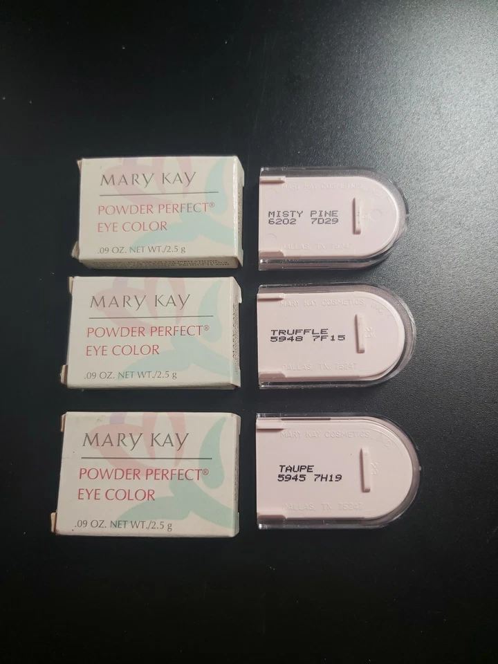 Lot Of 3 Mary Kay Powder Perfect Eye Color NIB - Image 2 of 2