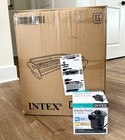 Intex Inflatable Sectional Sofa Corner Couch 68575VM & Pump! Used Once!