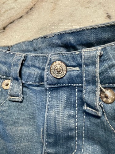 True Religion Girls Kids Halle Jeans Mid Ride Super Skinny Size 6 - Picture 5 of 11