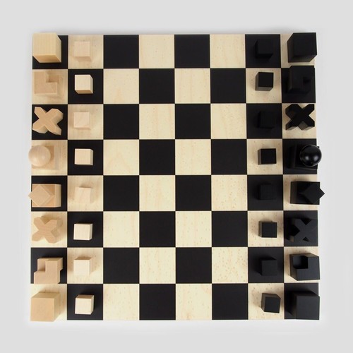 1924 originale Bauhaus® Scacchi Gioco Naef® set tavola legno Josef Hartwig... - Foto 5 di 15