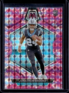 Jonathon Brooks 2024 Panini Mosaic #345 Rookie Pink Camo Prizm