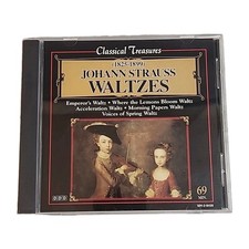 Johann Strauss Waltzes / Classic Treasures CD, 1993, Madacy VG Complete 173