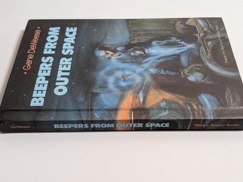 Vintage 1985 Weekly Reader "Beepers From Outer Space" Gene DeWeese HC Book - Picture 3 of 10