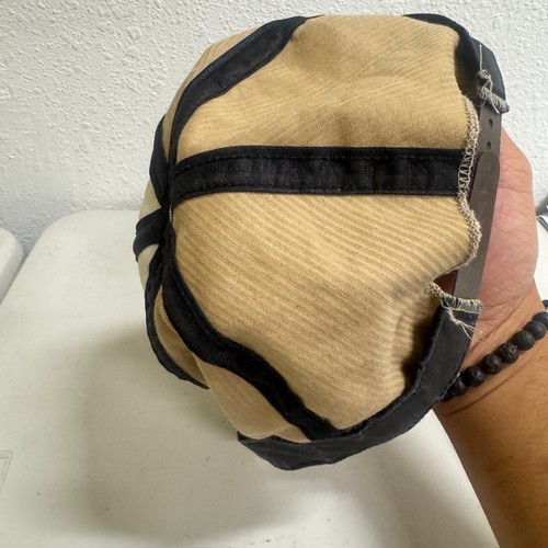 VTG San Francisco Hat Mens One Size Fits Most 90s Corduroy Beige Tan Y2K - Picture 7 of 10