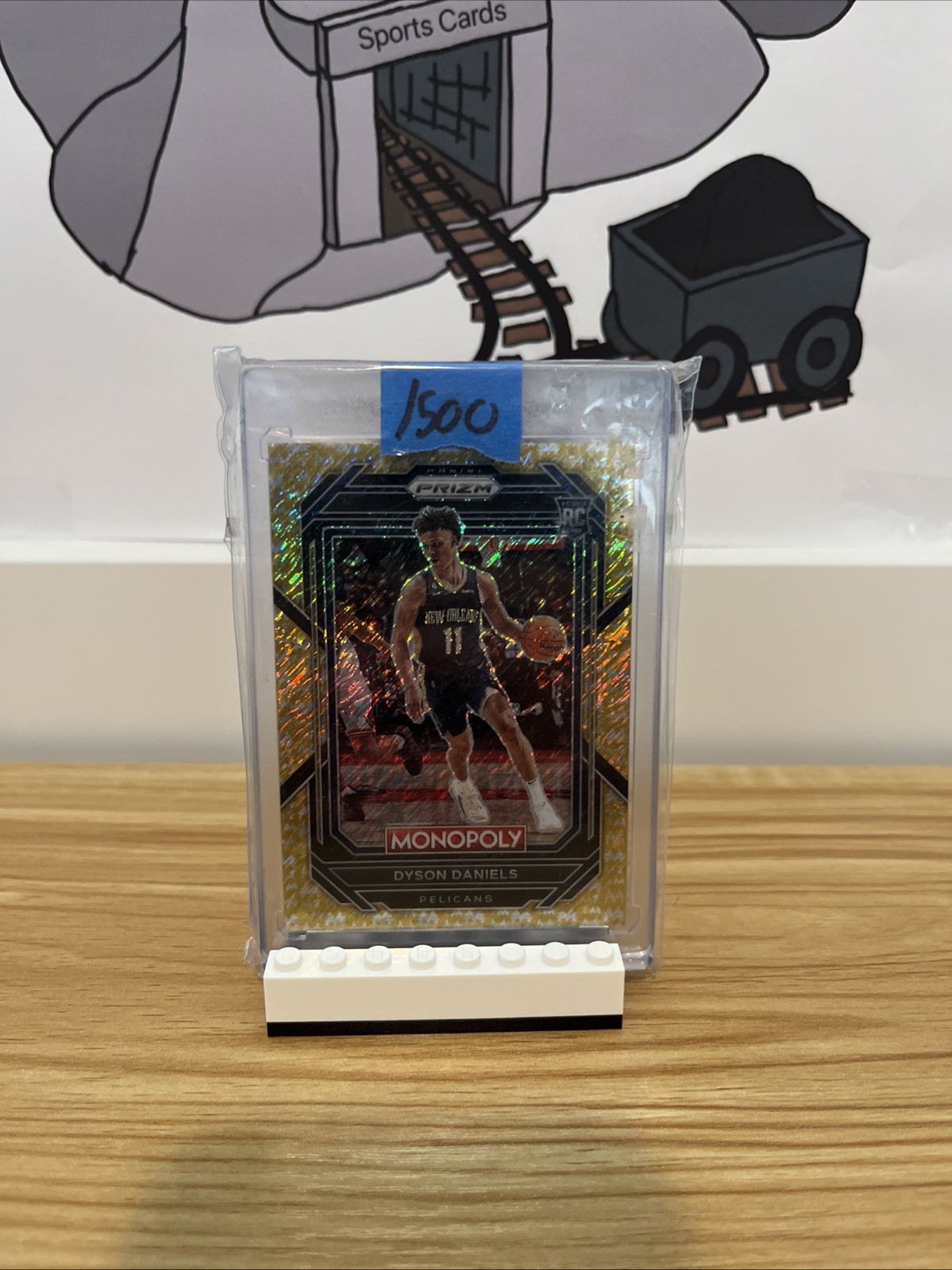 2022-23 Panini Prizm Monopoly - Dyson Daniels #57 Gold Money Shimmer Prizm /500