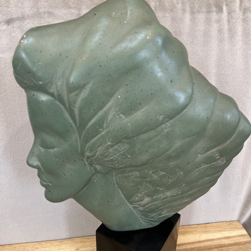 Vintage 15.5” Sea Goddess with Flowing Hair” Sculpture Peggy Mach 1971 Heavy!!! - Picture 2 of 14