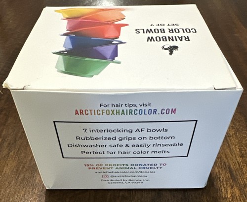 ARCTIC FOX - RAINBOW TINT BOWL SET - Picture 4 of 4