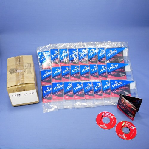 25 Leviton Installation Training CD's - for Fiber Optic Connectors 49890-TCD