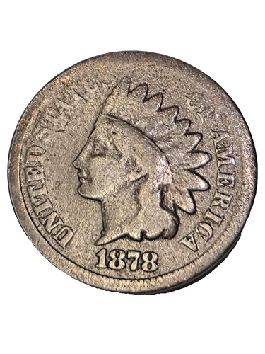 1878 Indian Head Cent * Affordable Album Coin * Rich Brown Color
