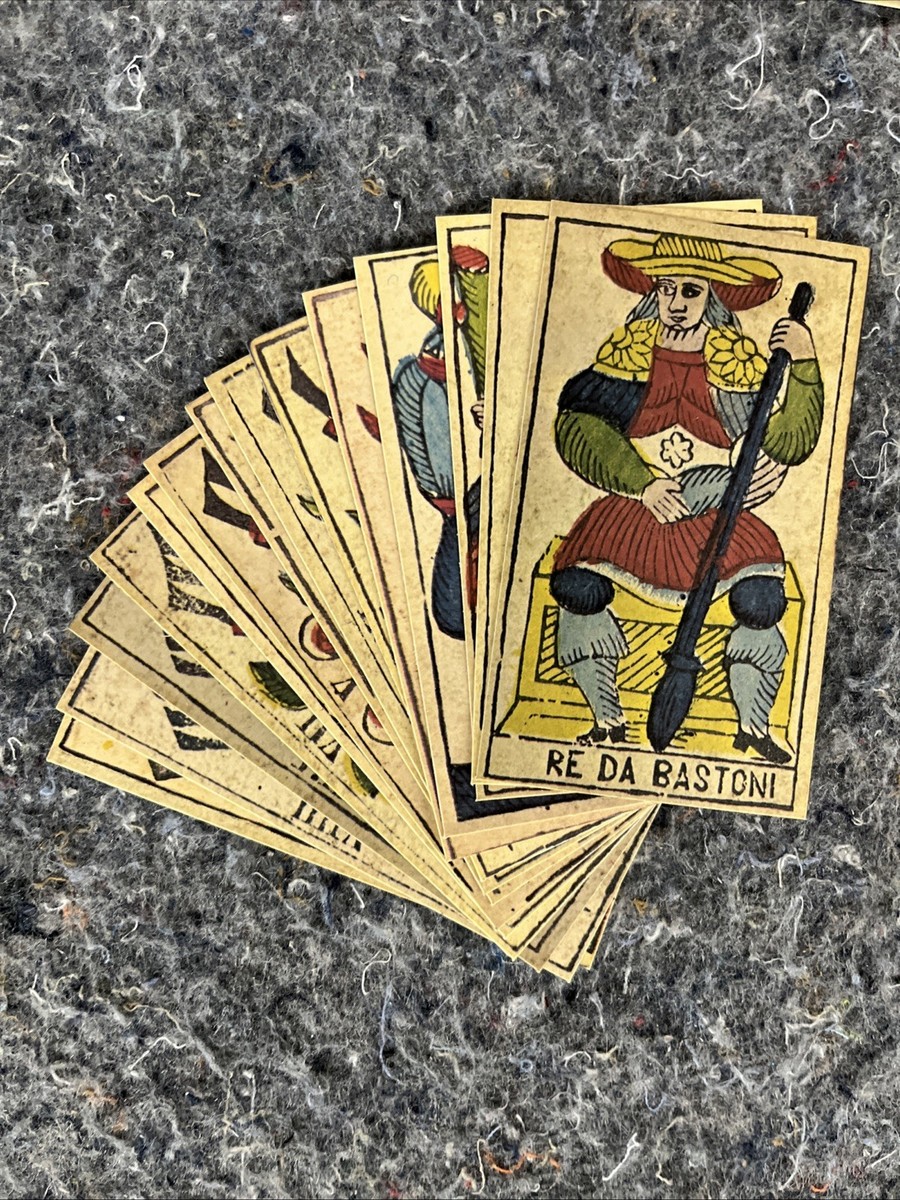 VINTAGE TAROT DECK 1979 ANTICO TAROCCO LIGURE PIAMONTESE