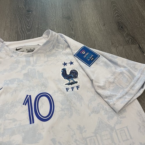 Kylian Mbappe 2022 World Cup FFF Nike Away Fußball Trikot Herren Large - Bild 2 von 9