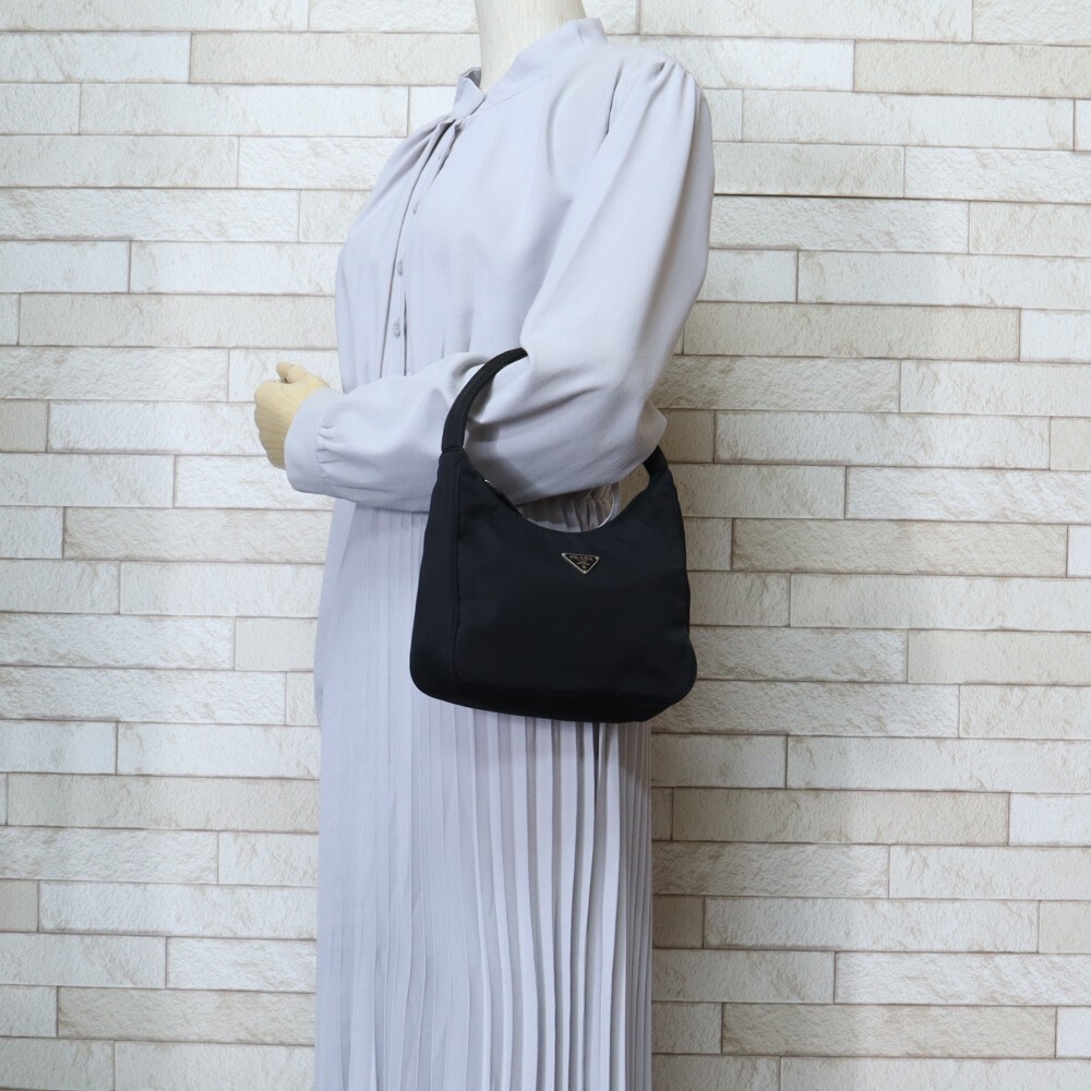 PRADA ハンドバッグ プラダ MV519 ブラック ヴィンテージ 名作 良品 PRADA プラダ ナイロン ハンドバッグ MV519 手持ち鞄 ミニバッグ