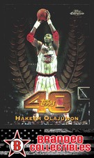 1997-98 Topps Chrome Hakeem Olajuwon Topps 40 #T40-38 Houston Rockets