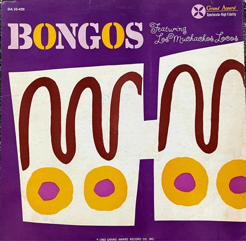 BONGOS 1960 LP Original INNER SLEEVE LOS MUCHACHOS LOCOS Enoch Light Spectacular - Imagen 6 de 24