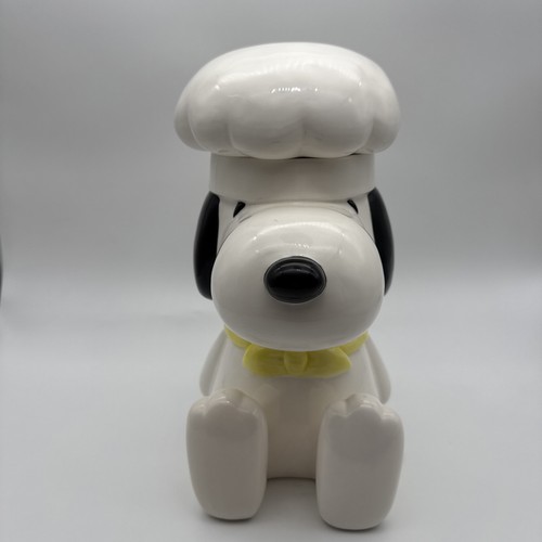 Vintage Rare 1958, 1966 Peanuts UFS SNOOPY CHEF 11” Ceramic Cookie Jar JAPAN - Picture 2 of 16