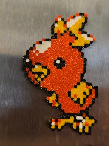Pokemon Retro Pixel Sprite 3D Printed Magnet - Pikachu, Snorlax, Flareon, & More - Picture 239 of 269