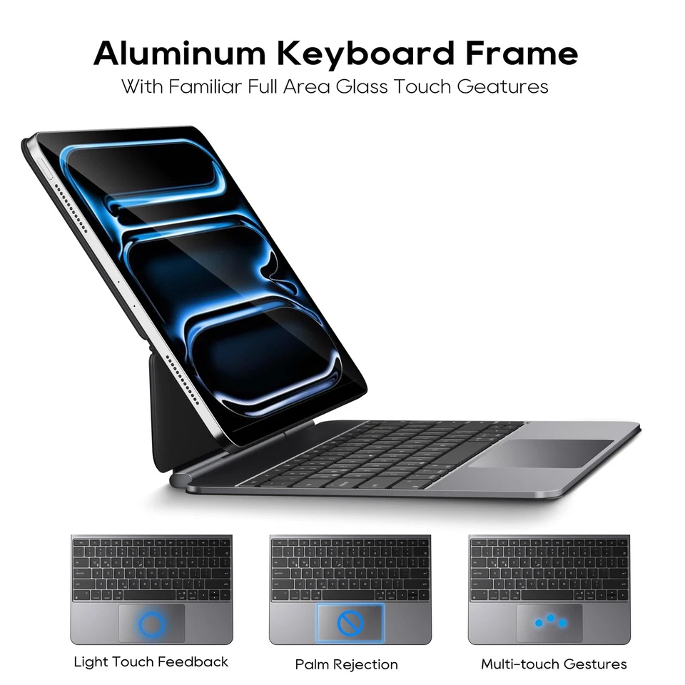 Funda Magic Keyboard para Apple 2025 iPad Air 13 pulgadas (M3-M2) y iPad Pro 12.9... Foto 3 de 4