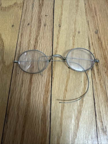 Lot 3 VTG Antique Eye Glasses Spectacles Cases Oval Round TAW Bean Reimold - Picture 7 of 21