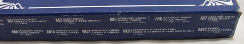 Set scalpelli utensili intaglio vintage Marples M60 12 pezzi Sheffield Inghilterra con scatola - Foto 13 di 19