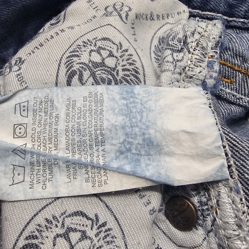 Rock And Republic Henlee Bootcut Henlee Denim Size 36x32 Distressed R Pockets - Picture 9 of 9