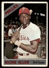 1966 Topps #80 Richie Allen Philadelphia Phillies Very Good 53493