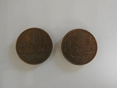 10 Francs Mathieu 1987 Tranche B TB 1 pièce à vendre - Photo 1/2