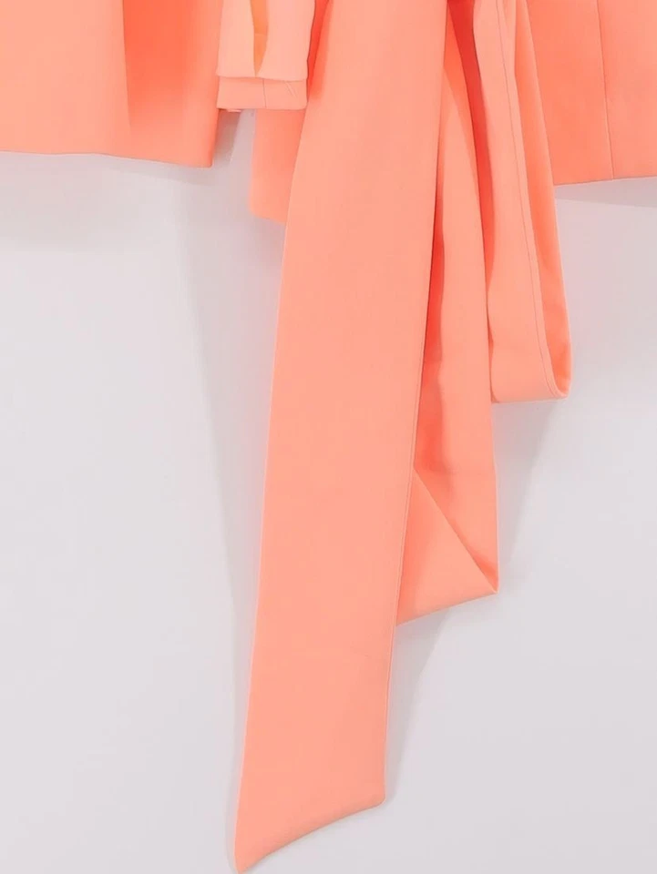 Forever Unique Women's Coat UK 12 Pink Polyester with Elastane Overcoat - Image 4 of 4