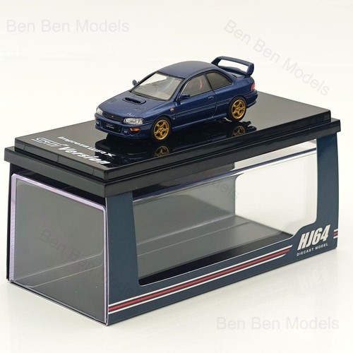 Hobby Japan 1/64 SUBARU Impreza PURE SPORTS COUPE WRX STi Version HJ641079JDB - Picture 9 of 9