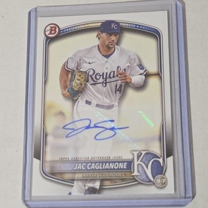 2025 Bowman Paper Prospects AUTOGRAPH Jac Caglianone #BPA-JC Royals