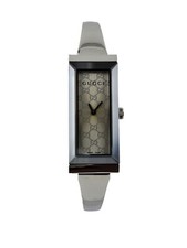 Gucci G-Frame Women's Silver Dial Stainless Steel Watch - YA127511 ($695 MSRP)