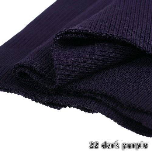2*1 Down Jacket Neckline Cuff Lower Hem Cotton Knit Cloth Rib So Clothing Fabric - Picture 25 of 49