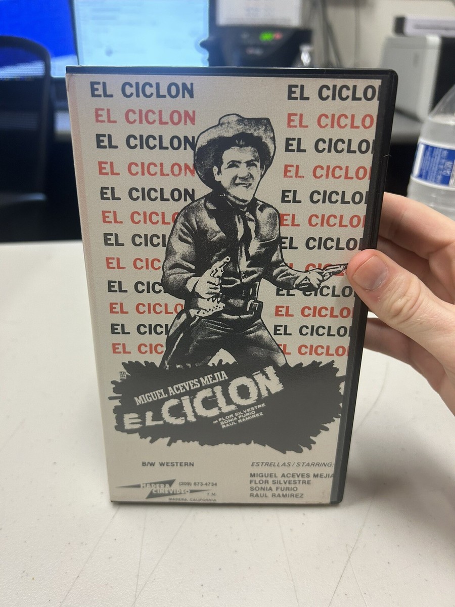 ⭐ El Ciclón (VHS 1985) Miguel Aceves Mejía - Mexican Movie