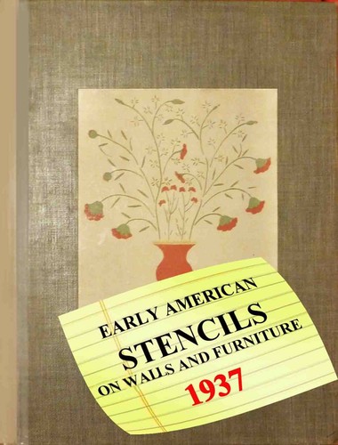 1937 First Ed. Early American Stencils on Walls and Furniture 800 copies Waring - Picture 1 of 7