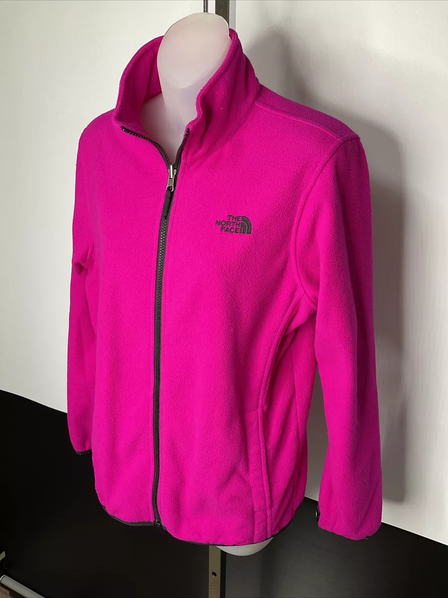 Bright pink north face jacket cheap